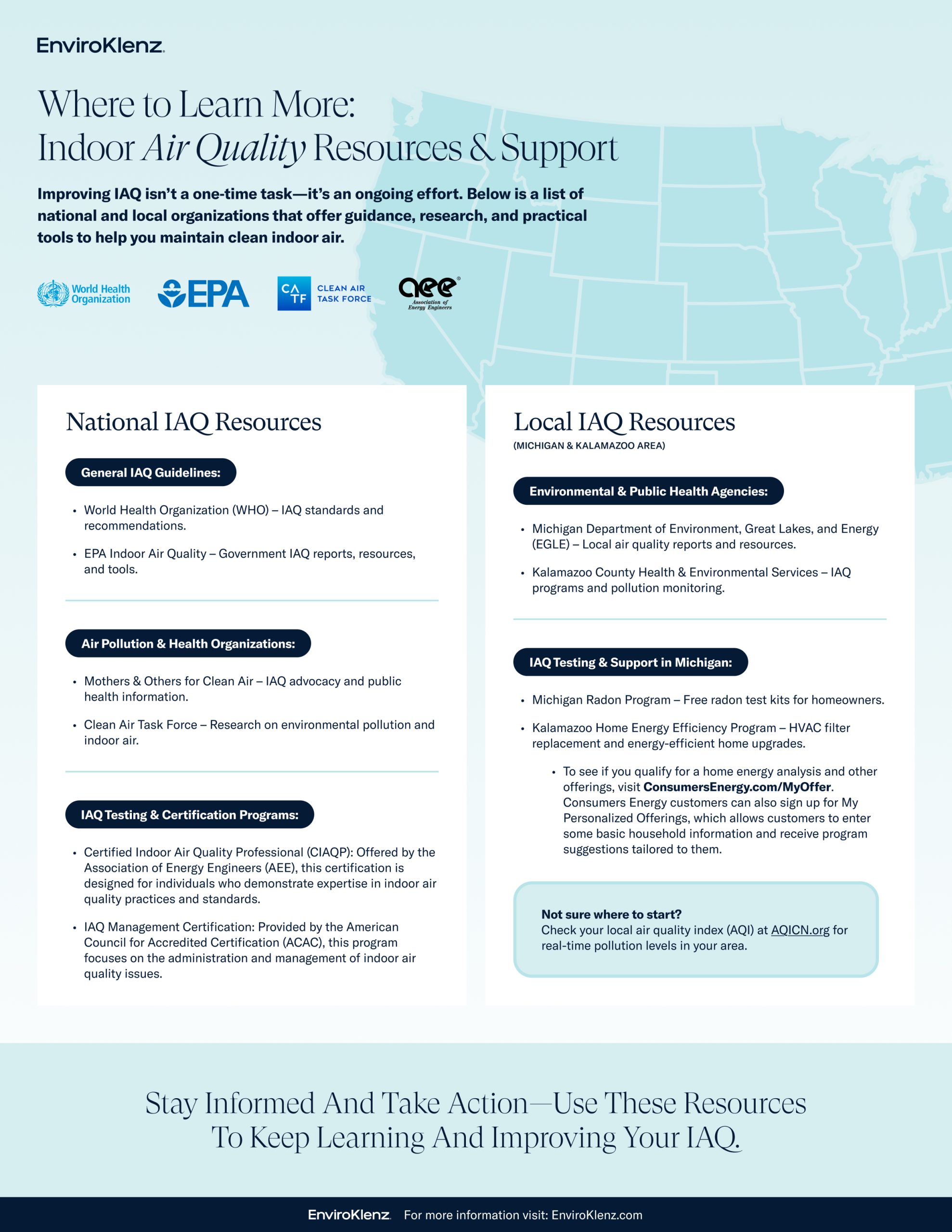 local and national iaq standards