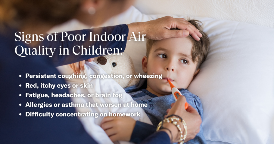 Signs of Poor Indoor Air Quality in Children 